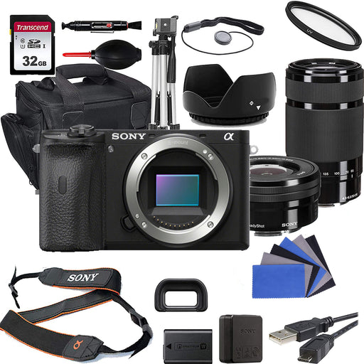 Sony Alpha a6600 Mirrorless Digital Camera Bundle Supreme W/16-50MM &amp; 55-210