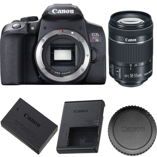 Canon EOS Rebel T8i/850D DSLR Camera with Canon 18-55mm Lens