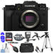 FUJIFILM X-T4 Mirrorless Digital Camera (Body Only, Black) with 32GB Memory Card Bundle