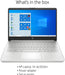 HP 14 Laptop with Windows Home in S mode - Intel Core i3 11th Gen Processor - 4GB RAM Memory - 128GB SSD Storage - Silver