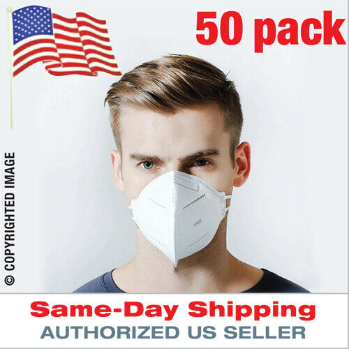 NJA KN95 Respirator Masks 5-Layer Protection (50 Pack) KN-95