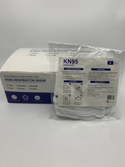 NJA KN95 Respirator Masks 5-Layer Protection (20 Pack) KN-95
