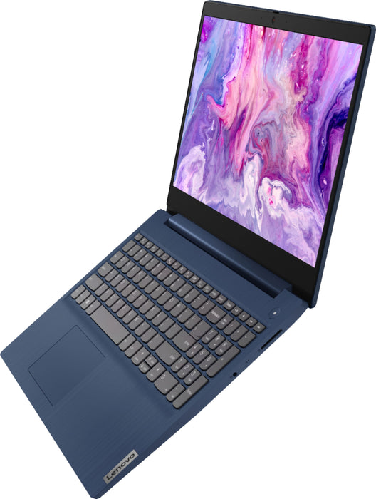 Lenovo - Ideapad 3 15 15.6&quot; Touch-Screen Laptop - Intel Core i3 - 8GB Memory - 256GB SSD - Abyss Blue