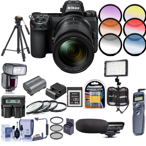Nikon Z 6II Mirrorless Digital Camera with 24-70mm f/4 Lens &amp; 6-Piece Multi-Coated Rotating Graduated Color Filter Set Essential Package