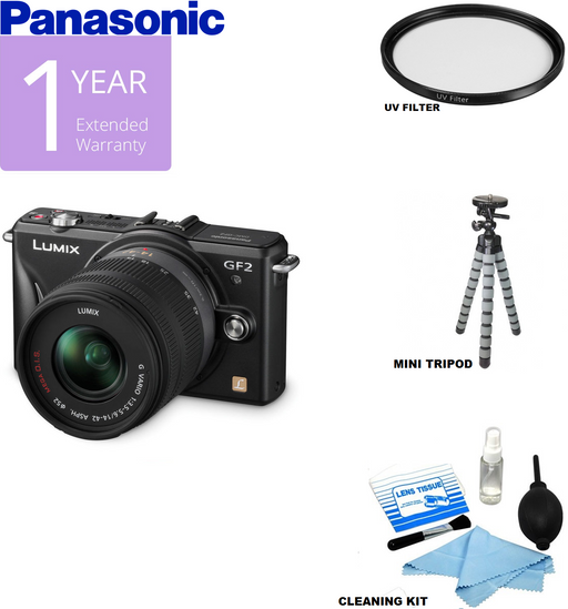 Panasonic Lumix DMC-GF2-Micro Four Thirds W/14-42mm Lens