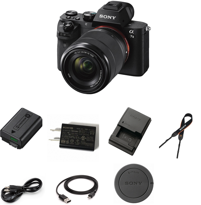 Sony Alpha a7 II Mirrorless Digital Camera with FE 28-70mm f/3.5-5.6 OSS Lens Starter Package