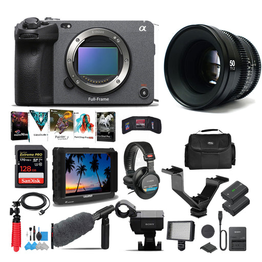 Sony FX3 Full-Frame Cinema Camera With SLR Magic MicroPrime Cine 50mm T1.2 Lens and More