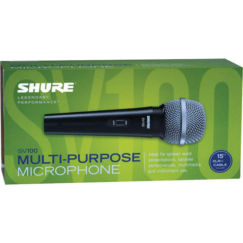 Shure SV100-W Dynamic Cardioid Handheld Microphone