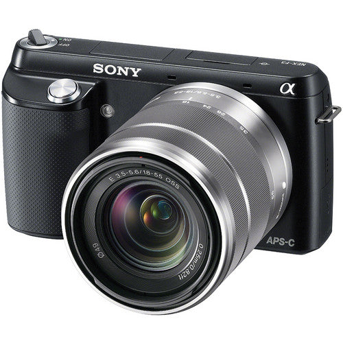 Sony Alpha NEX-F3 Mirrorless Digital Camera with 18-55mm Lens (Black)