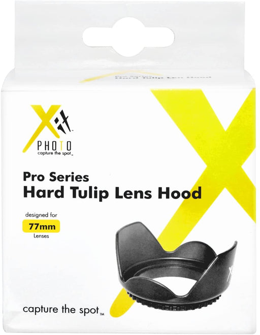 Xit XT77HLH 77mm Hard Tulip Shaped Lens Hood