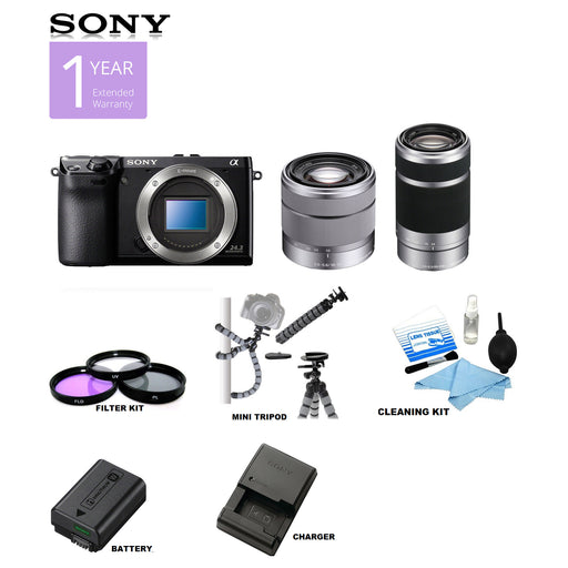 Sony Alpha NEX-7 w/18-55mm &amp; w/55-210mm Lens USA