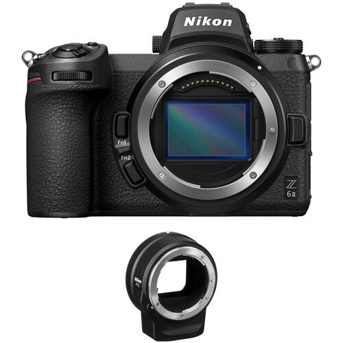 Nikon Z 6II Mirrorless Digital Camera (Body Only) with FTZ Adapter Kit