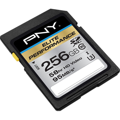 PNY Technologies 256GB Elite Performance UHS-1 SDXC Memory Card (U3, Class 10)