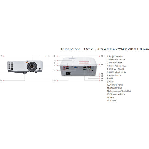 ViewSonic PG703X 4000-Lumen XGA DLP Projector