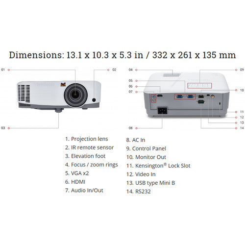 ViewSonic PG705WU 4000-Lumen WUXGA DLP Projector