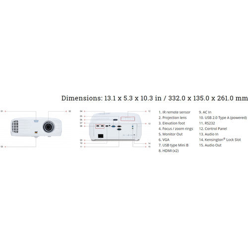 ViewSonic PG700WU 3500-Lumen WUXGA DLP Projector