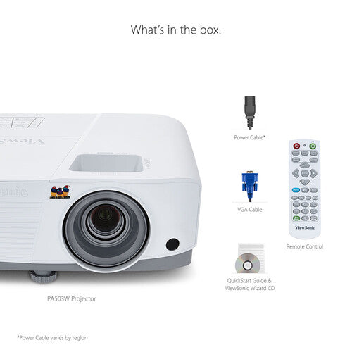 ViewSonic PA503W 3800-Lumen WXGA DLP Projector