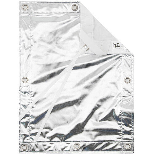 TRP WORLDWIDE Silver Lamé Fabric (6 x 6')