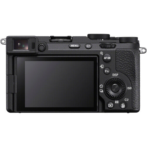 Sony a7CR Mirrorless Camera (Black) display