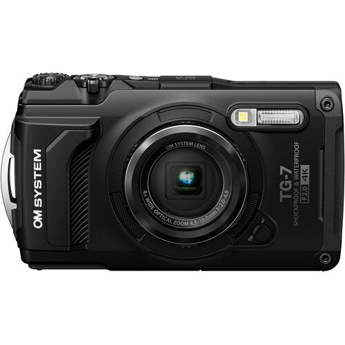 Olympus OM SYSTEM Tough TG-7 Digital Camera Basic Bundle - NJ Accessory/Buy Direct & Save