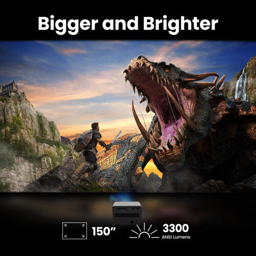 BenQ X3100i 3300-Lumen XPR UHD 4K 4LED DLP Smart Console Gaming Projector
