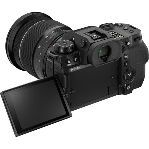 Fujifilm X-H2S Mirrorless Camera Body (Black) Bundle with Additional Accessories (Gadget Bag, 64gb Memory Card) & More