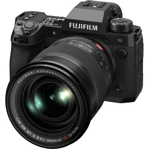 Fujifilm X-H2S Mirrorless Camera Body (Black) Bundle with Additional Accessories (Gadget Bag, 64gb Memory Card) & More