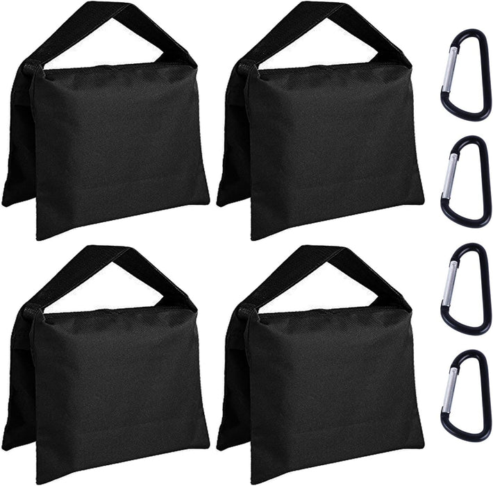 ABCCANOPY Sandbag Photography Weight Bags for Video Stand,4 Packs (Black) - NJ Accessory/Buy Direct & Save