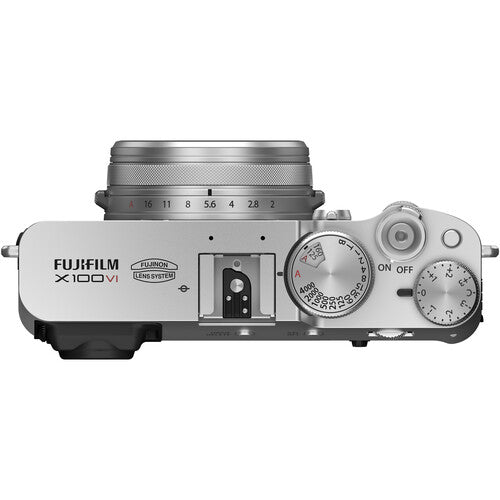 FUJIFILM X100Vi Digital Camera (Silver/Black) - 12PC Bundle