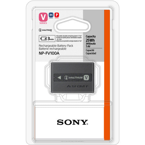 Sony NP-FV100A V-Series Rechargeable Battery Pack (3410mAh, 6.8-8.4V)