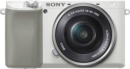 Sony Alpha a6100 (White) Mirrorless Digital Camera with 16-50mm Lens + 32GB Card, Tripod, Case, and More - NJ Accessory/Buy Direct & Save