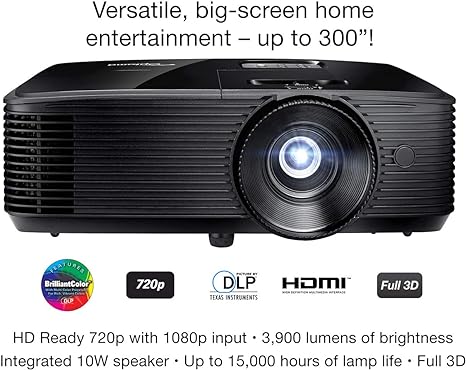 Optoma H190X Affordable Home & Outdoor Movie Projector