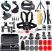 NJA Pro 60 in 1 Camera Accessories Kit Compatible with GoPro Hero 12 11 10 9 8 7, GoPro Max, GoPro Fusion, DJI Osmo Action, AKASO, APEMAN, Campark, SJCAM - NJ Accessory/Buy Direct & Save