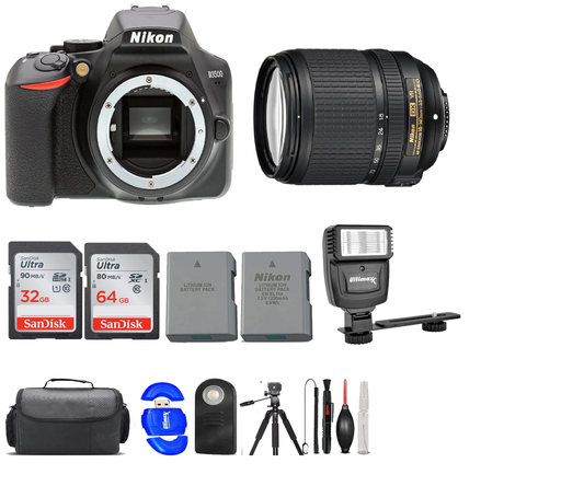 Nikon D3500 DSLR Camera with 18-140mm Lens & amp Deluxe Bundle - NJ Accessory/Buy Direct & Save