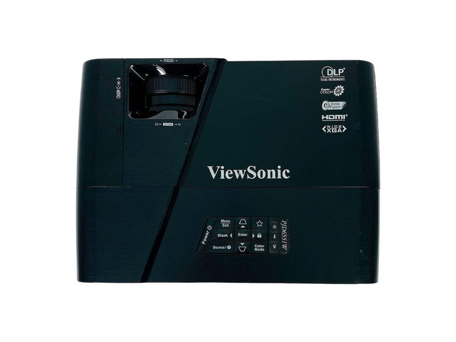ViewSonic PJD6551W DLP Projector HDMI (Portable) 3300 ANSI Lumens HD 1280 x 800 1080p (FHD) w/Accessories