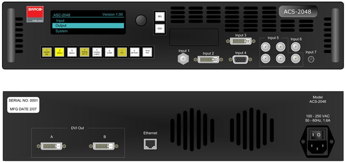 Barco ACS-2048 Alternate Content Switcher for DP Series Projectors