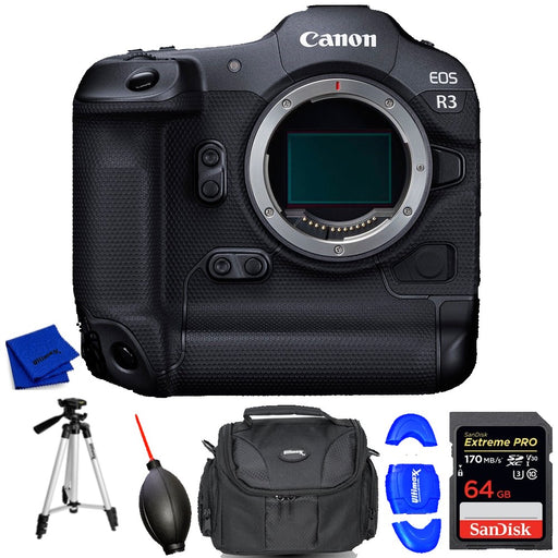 Canon EOS R3 Mirrorless Camera (Body Only) - 7PC Accessory Bundle - NJ Accessory/Buy Direct & Save