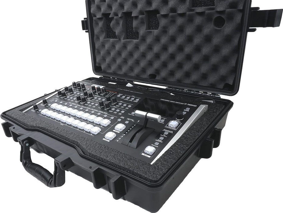 Roland VR-6 HD AV Mixer With Case Club Case fits Roland Mixer +SEETEC P133-9HSD 13.3 Inch Monitor – SM58 Mic – XLR Cable – (2) HDM Cable – Tascam TH07