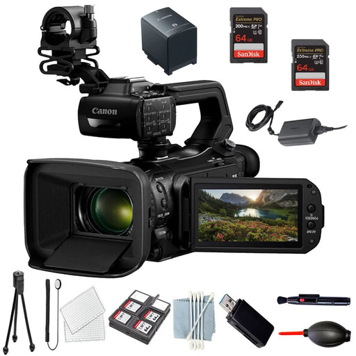Canon XA75 UHD 4K30 Camcorder with Starter Kit and 2 64GB Memory Cards - NJ Accessory/Buy Direct & Save