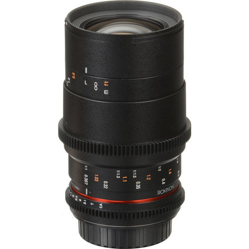 Rokinon 100mm T3.1 Macro Cine DS Lens for Canon EF Mount