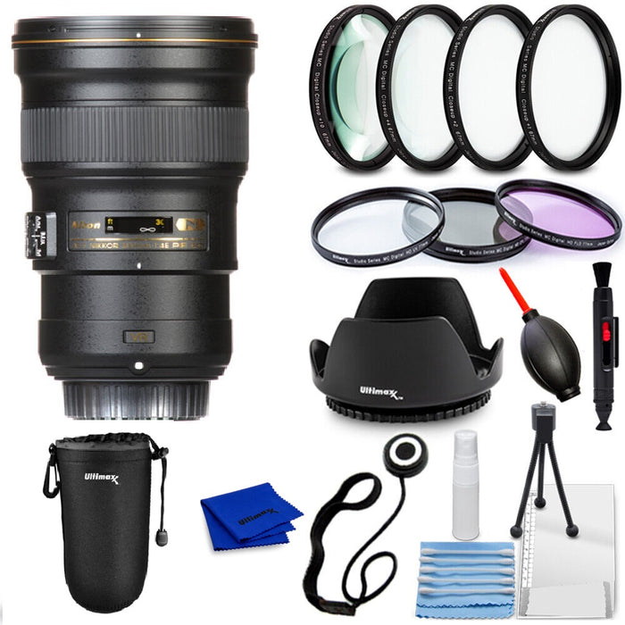 Nikon AF-S NIKKOR 300mm f/4E PF ED VR Lens + Macro Lenses Bundle