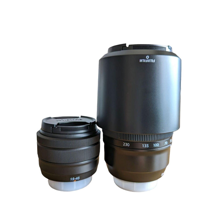 FUJIFILM X-S10 Mirrorless Digital Camera with XC15-45mm & XC50-230mm Lens Bundle