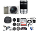Sony a6100 Mirrorless Camera with 16-50mm and 55-210mm Lenses - White + More - NJ Accessory/Buy Direct & Save