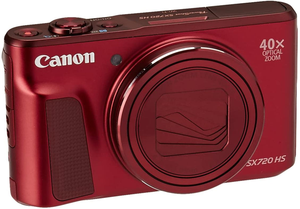 Canon PowerShot SX720 HS Digital Camera (Red) - Refurbished | NJ