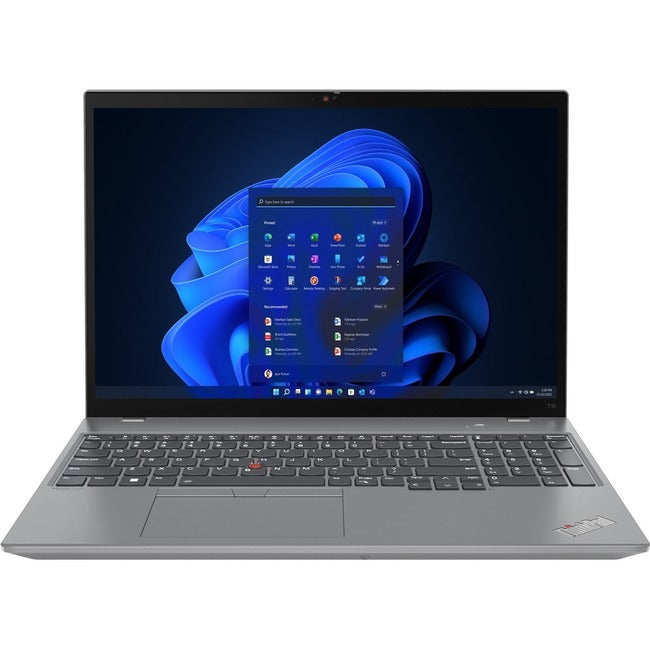Lenovo ThinkPad T16 Gen 1 21BV00GJUS 16" Touchscreen Notebook - WUXGA - 1920 x 1200 - Intel Core i7 12th Gen i7-1260P Dodeca-core (12 Core) 2.10 GHz - 16 GB Total RAM - 16 GB On-board Memory - 512 GB SSD - Storm Gray - NJ Accessory/Buy Direct & Save