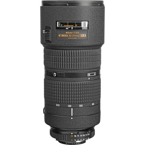 Nikon AF Zoom-NIKKOR 80-200mm f/2.8D ED Lens Flash Bundle