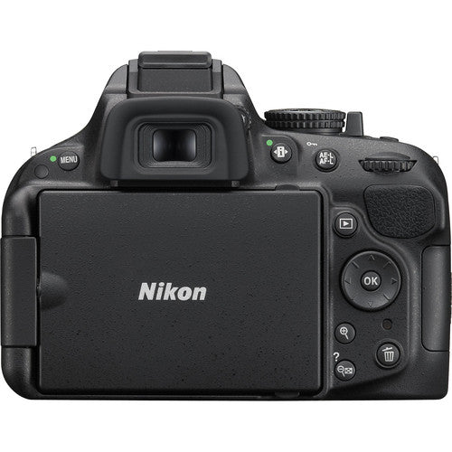 Nikon D5200/D5600 DSLR Camera with 18-55mm Lens (Black) | Sandisk 8GB Memory Card | UV Filter & Cleaning Kit