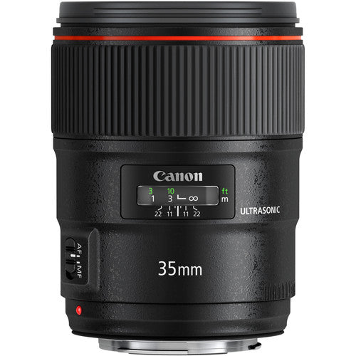 Canon EF 35mm f/1.4L II USM Lens With Colour Filter &amp; More