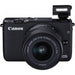 Canon EOS M10 Mirrorless Digital Camera with 15-45mm Lens (Black)