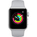 Apple Watch Series 3 38mm Smartwatch (GPS Only, Silver Aluminum Case, Fog Sport Band)